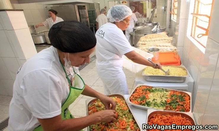 ATENDENTE DE RESTAURANTE, LAVADOR DE PRATOS, AUXILIAR DE COZINHA - R$ 1.600,00 - COM E SEM EXPERIENCIA - RIO DE JANEIRO