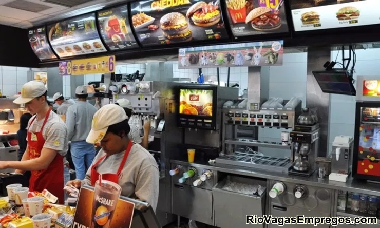 McDonald´s está com vagas de empregos Abertas - com e Sem experiencia no rio de janeiro