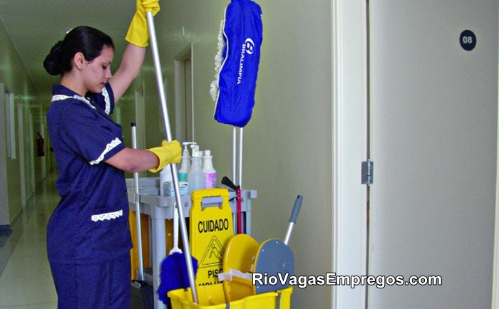 Auxiliar de Limpeza, ajudante de cozinha, motorista - R$ 1.220,00 - preparo de alimentos - rio de janeiro