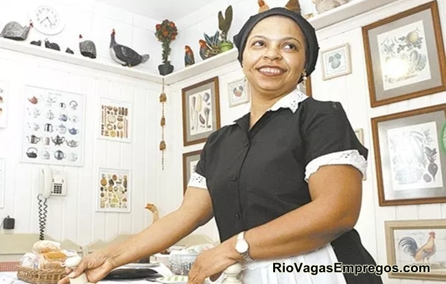 EMPREGADA DOMÉSTICA, AUXILIAR DE FAXINA, COPEIRA, AUXILIAR DE COZINHA – R$ 1.600,00 – DESEJÁVEL EXPERIENCIA – FEMININO – RIO DE JANEIRO