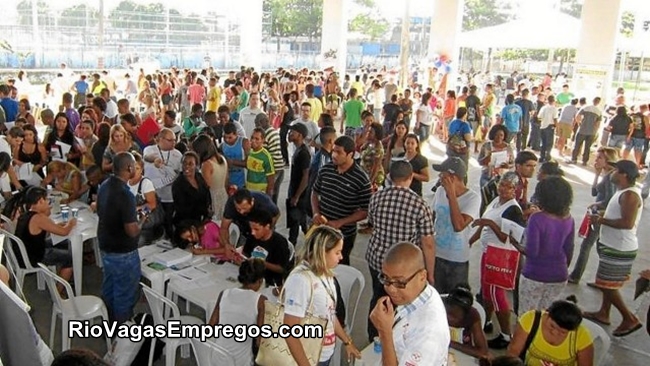 Grande feirão com 443 vagas de empregos - diversas areas - rio de janeiro - comparecer 