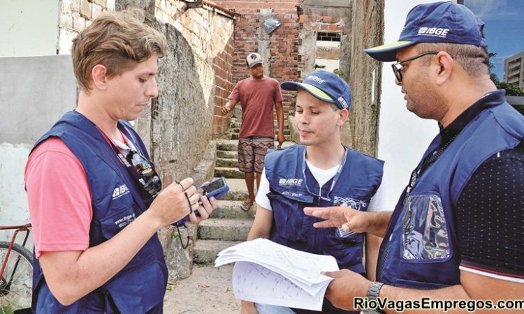 IBGE abrirá 400 vagas temporárias para Censo 2019 - Diversos Cargos - Nivel Fundamental, medio e superior