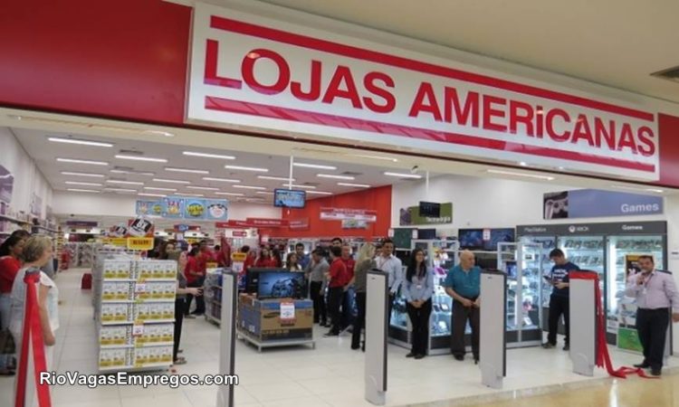 LOJAS AMERICANAS ESTÁ COM 300 VAGAS DE EMPREGOS ABERTAS - REPOSIÇÃO PRODUTOS, CONFERIR, ATENDIMENTO CAIXA - SEM EXPERIENCIA - RIO DE JANEIRO