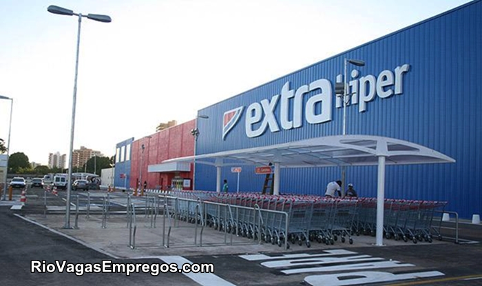 Supermercados Extra está com vagas de empregos abertas - Escala 6x1 - Rio de janeiro e outros