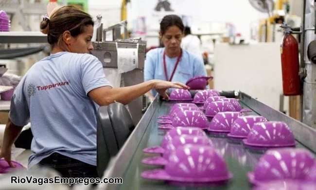 TUPPERWARE VAGAS PARA EMBALADORES - R$ 1.302 - 8 VAGAS - COM E SEM EXPERIENCIA - RIO DE JANEIRO