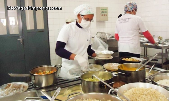 AUXILIAR DE COZINHA, LIMPEZA DE RESTAURANTE, ATENDENTE DE RESTAURANTE - R$ 1.285,00 - COM E SEM EXPERIENCIA - RIO DE JANEIRO