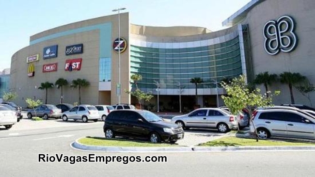 BARRA SHOPPING ABRE 21 VAGAS DE EMPREGOS ABERTAS - R$ 1.515,00 - RIO DE JANEIRO