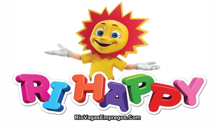 RI HAPPY VAGAS P/ REPOSITOR, LIMPEZA, FISCAL, ESTOQUISTA, CAIXA, ANIMADOR INFANTIL - R$ 1.276,00 - COM E SEM EXPERIENCIA - RIO DE JANEIRO