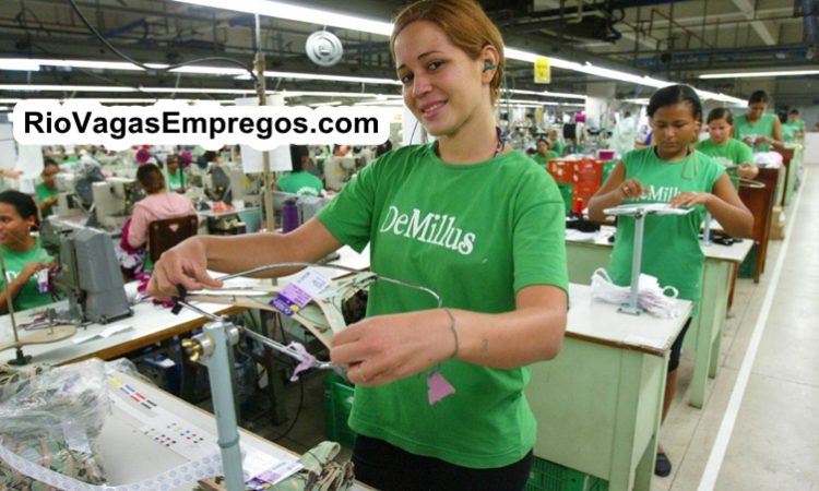 DEMILLUS VAGAS P/ AUXILIAR DE COZINHA, AUXILIAR DE PRODUÇAO, EMPACOTADOR, MOTORISTA – R$ 1.309,14 – COM E SEM EXPERIENCIA – RIO DE JANEIRO