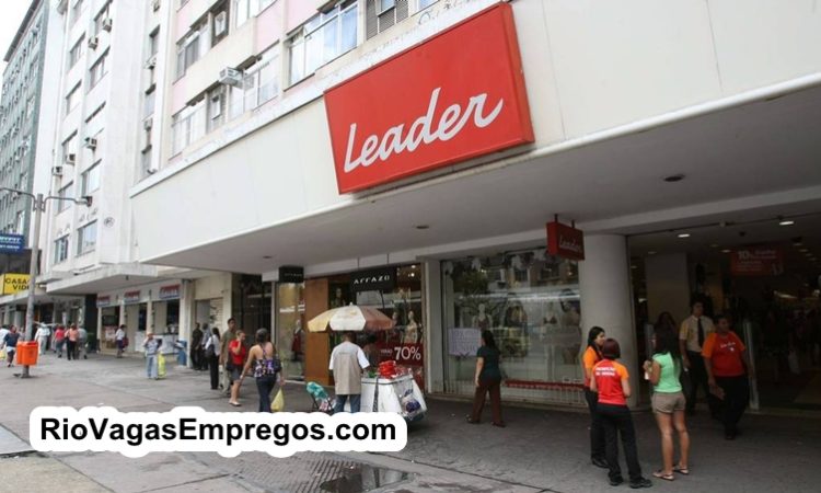 Leader Magazine vagas para Atendente de Loja - com e Sem experiencia - disponibilidade de horario, atendimento ao cliente - Rio de janeiro