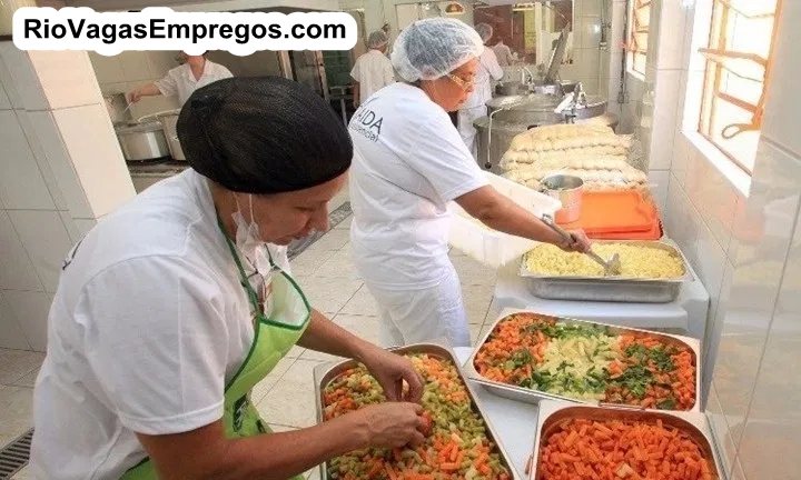 ATENDENTE DE RESTAURANTE, LAVADOR DE PRATOS, AUXILIAR DE COZINHA - R$ 1.210,00 - LIMPEZA GERAL, PREPARAR SUCOS - COM E SEM EXPERIENCIA - RIO DE JANEIRO