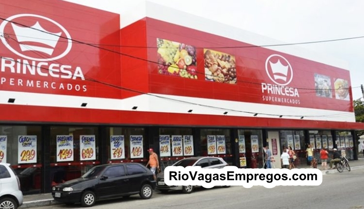 Princesa Supermercados vagas para Auxiliar de serviços gerais - limpeza geral da loja - ensino fundamental - Rio de janeiro