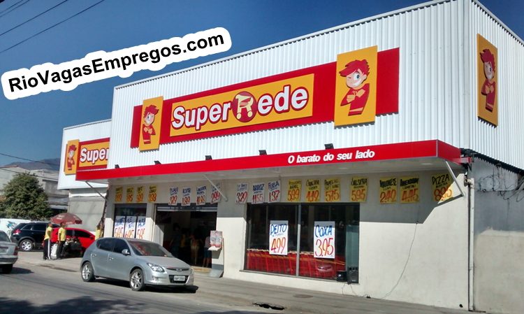 SUPERMERCADOS SUPER REDE VAGAS PARA REPOSITOR, CAIXA, REPOSITOR DE HORTIFRUTI, AJUDANTE, CONFEITEIRO - R$ 1.150,00 - COM E SEM EXPERIENCIA - RIO DE JANEIRO