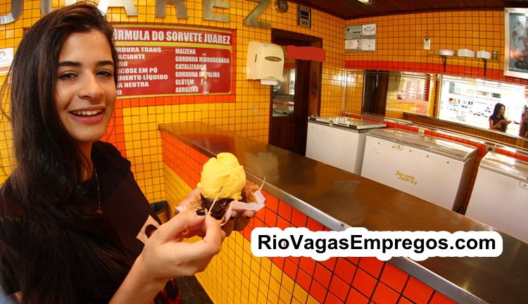 Atendente de sorveteria, Serviços Gerais, ajudante de cozinha - R$ 1.065,00 - 6 vagas - Rio de janeiro