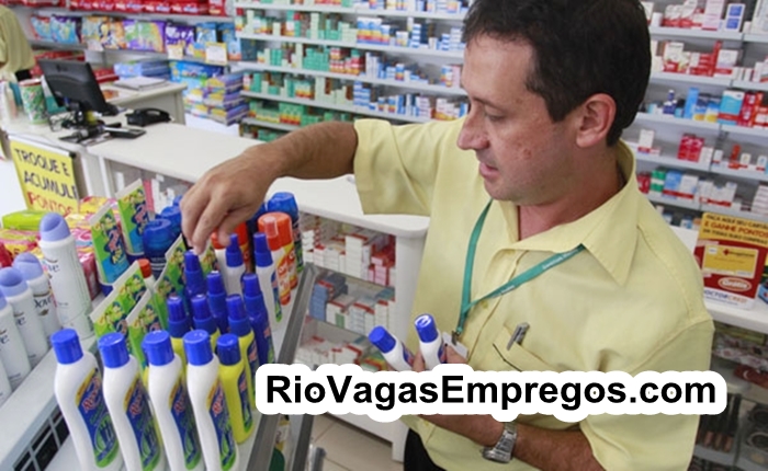 DROGARIAS ESTÃO COM VAGAS DE EMPREGOS ABERTAS - R$ 1.288,00 - COM E SEM EXPERIÊNCIA - LIMPEZA GERAL, REPOSIÇÃO DE PRATELEIRAS - RIO DE JANEIRO