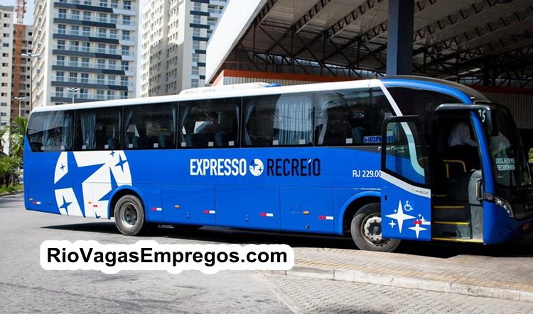 Expresso Recreio está com vagas de empregos abertas - com e Sem experiência - viação de onibus - Rio de janeiro