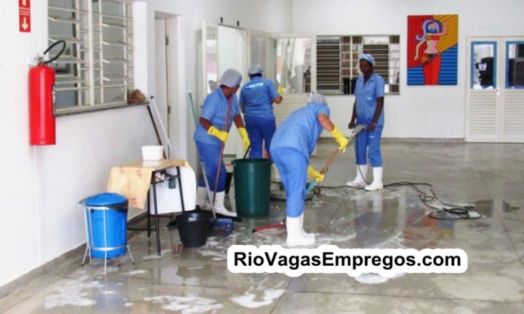 AUXILIAR DE SERVIÇOS GERAIS, COPEIRO, RECEPCIONISTA, AJUDANTE DE GARÇOM - R$ 1.172,00 - COM E SEM EXPERIÊNCIA - ESCOLAR - RIO DE JANEIRO