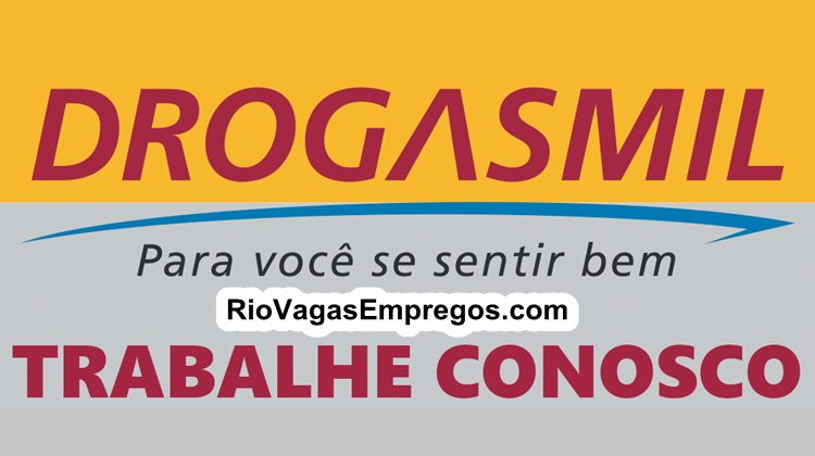 DROGASMIL VAGAS P/ ATENDENTE, CAIXA, BALCONISTA, AUXILIAR DE LOJA – R$ 1.206,00 – COM E SEM EXPERIÊNCIA – RIO DE JANEIRO