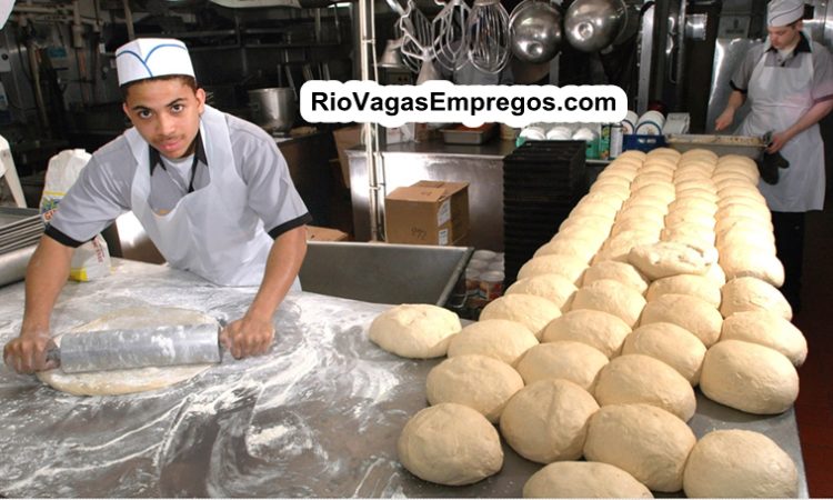 Auxiliar de Produção, Auxiliar de Padeiro, Forneiro e Ajudante de pizzaiolo - R$ 1.156,00 - Fábrica de pães - Rio de janeiro