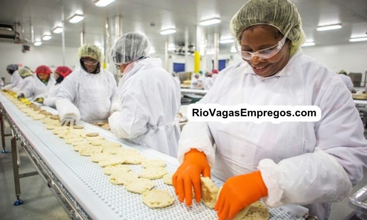 Auxiliar de produção, auxiliar de cozinha - R$ 1.300,00 - Ramo alimenticio - Escala 6x2 - Rio de janeiro