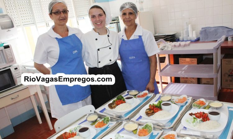 COPEIRA, AUXILIAR DE SERVIÇOS GERAIS, CUIDADORA DE IDOSA, AUXILIAR DE SAUDE BUCAL - R$ 1.193,36 - CASA DE SAÚDE - DESEJAVEL EXPERIENCIA - RIO DE JANEIRO