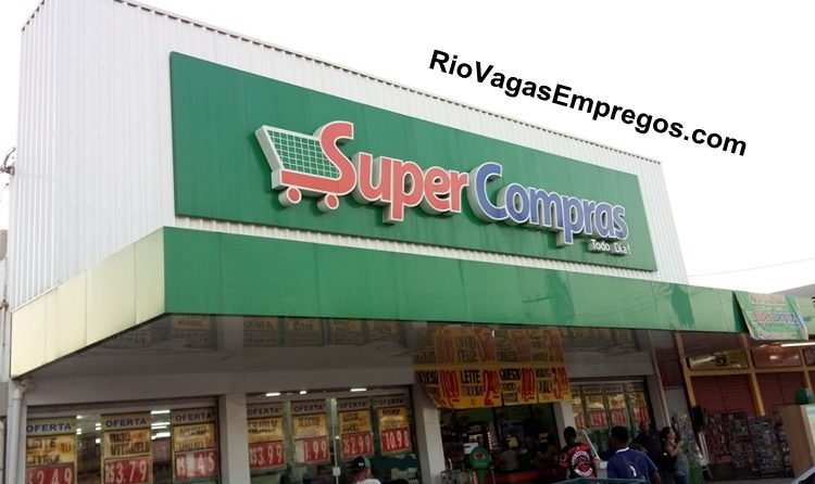 SUPER COMPRAS VAGAS PARA REPOSITOR, AUXILIAR DE SERVIÇOS GERAIS, CAIXA, PADEIRO, FISCAL FRENTE DE LOJA - R$ 1.150,00 - COM E SEM EXPERIENCIA - RIO DE JANEIRO