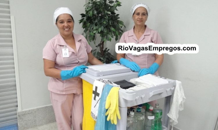 COPEIRA HOSPITALAR, AUXILIAR DE SERVIÇOS GERAIS, MAQUEIRO, TECNICO DE ENFERMAGEM - R$ 1.185,00 - ESCALA 12x36 - COM E SEM EXPERIÊNCIA - RIO DE JANEIRO