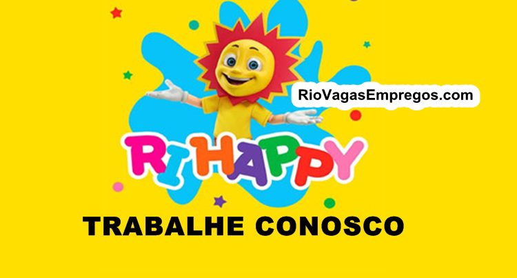 RI HAPPY VAGAS PARA REPOSITOR, CAIXA, LIMPEZA, FISCAL DE LOJA, ESTOQUISTA, ANIMADOR - R$ 1.276,50 - COM E SEM EXPERIÊNCIA - RIO DE JANEIRO