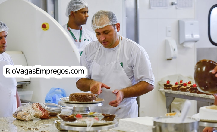 GARÇOM, CONFEITEIRO, OPERADOR DE ESTAÇÃO, PIZZAIOLO - R$ 1.412,95 - DESEJÁVEL EXPERIÊNCIA - RIO DE JANEIRO