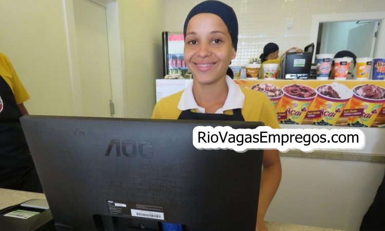 Operador de Caixa, Atendente de Sorveteria, Auxiliar Administrativo, Motorista de Caminhão - R$ 1.392,30 - Desejável experiência - Rio de Janeiro 