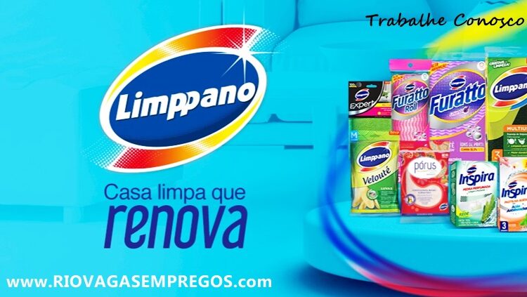 LIMPPANO VAGAS DE AUXILIAR DE PRODUÇÃO, MOTORISTA - PRODUTOS DE LIMPEZA - RJ