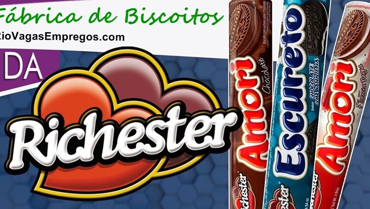 RICHESTER VAGAS PARA AUXILIAR DE PRODUÇÃO, JOVEM APRENDIZ - FABRICA DE BISCOITOS - RJ