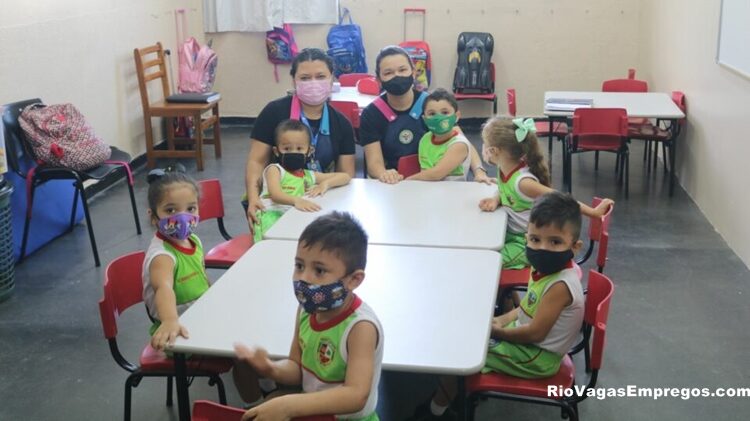 Creche vagas para auxiliar de creche, auxiliar de turma escolar, estagiária de pedagogia - RJ