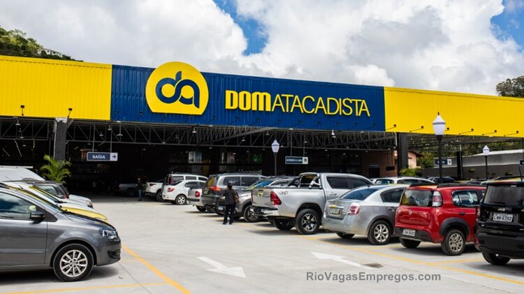 Dom atacadista vagas para operadora de caixa, repositor, estoquista, operador de estacionamento - RJ