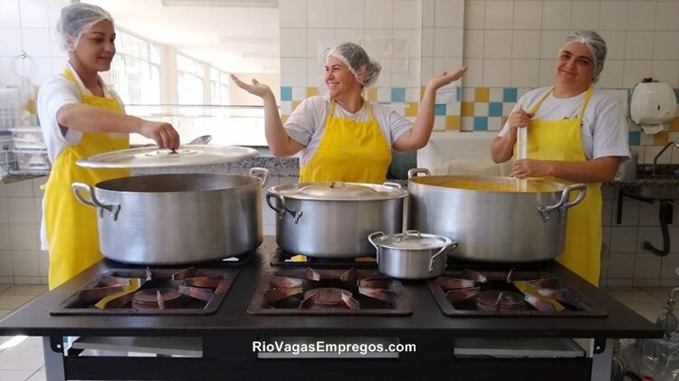 Pousada vagas para copeira, ajudante de cozinha, auxiliar de serviços gerais - RJ