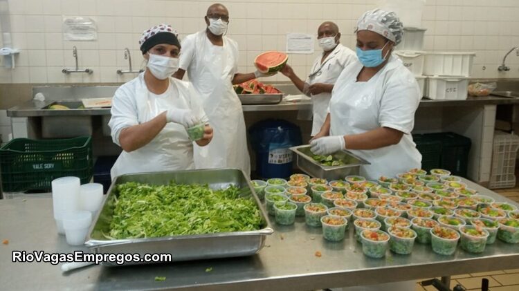 Cantina vagas para copeira, auxiliar de serviços gerias, meio oficial - RJ