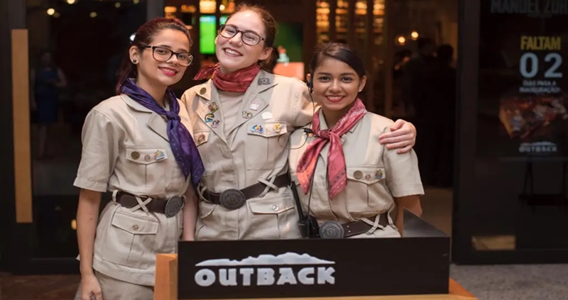 Outback vagas para auxiliar de limpeza, atendente de restaurante, auxiliar de cozinha, recepcionista – RJ