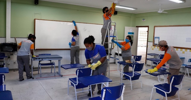 Escola vagas para auxiliar de limpeza, merendeira escolar, inspetor de alunos, auxiliar escolar, estagiário – RJ