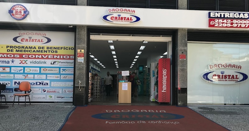 Drogaria cristal vagas para balconista, caixa, atendente, farmacêutico - RJ