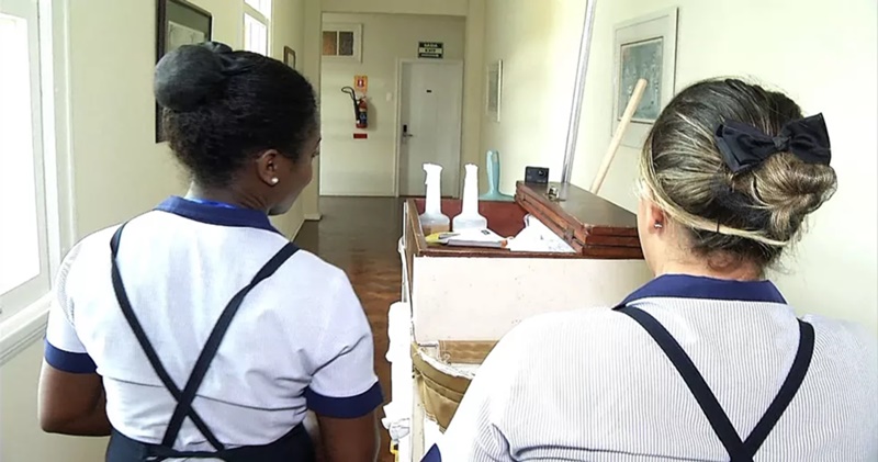 Albergue vagas para copeira, auxiliar de serviços gerais, arrumadeira, recepcionista – RJ
