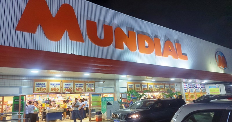 Supermercado Mundial vagas para auxiliar de limpeza, caixa, empacotadora, balconista de laticínio – RJ